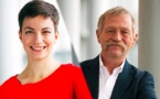 Franziska (Ska) Keller and José Bové : finally a "team" at the head of a European list for the next EParliament elections .